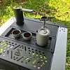 Carbon Steel Half Unit IGT Storage Box w/Storage Bag Tea Tray for Hiking Fishing