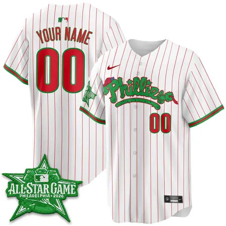 Youth Philadelphia Phillies White 2026 MLB All-Star Custom Jersey