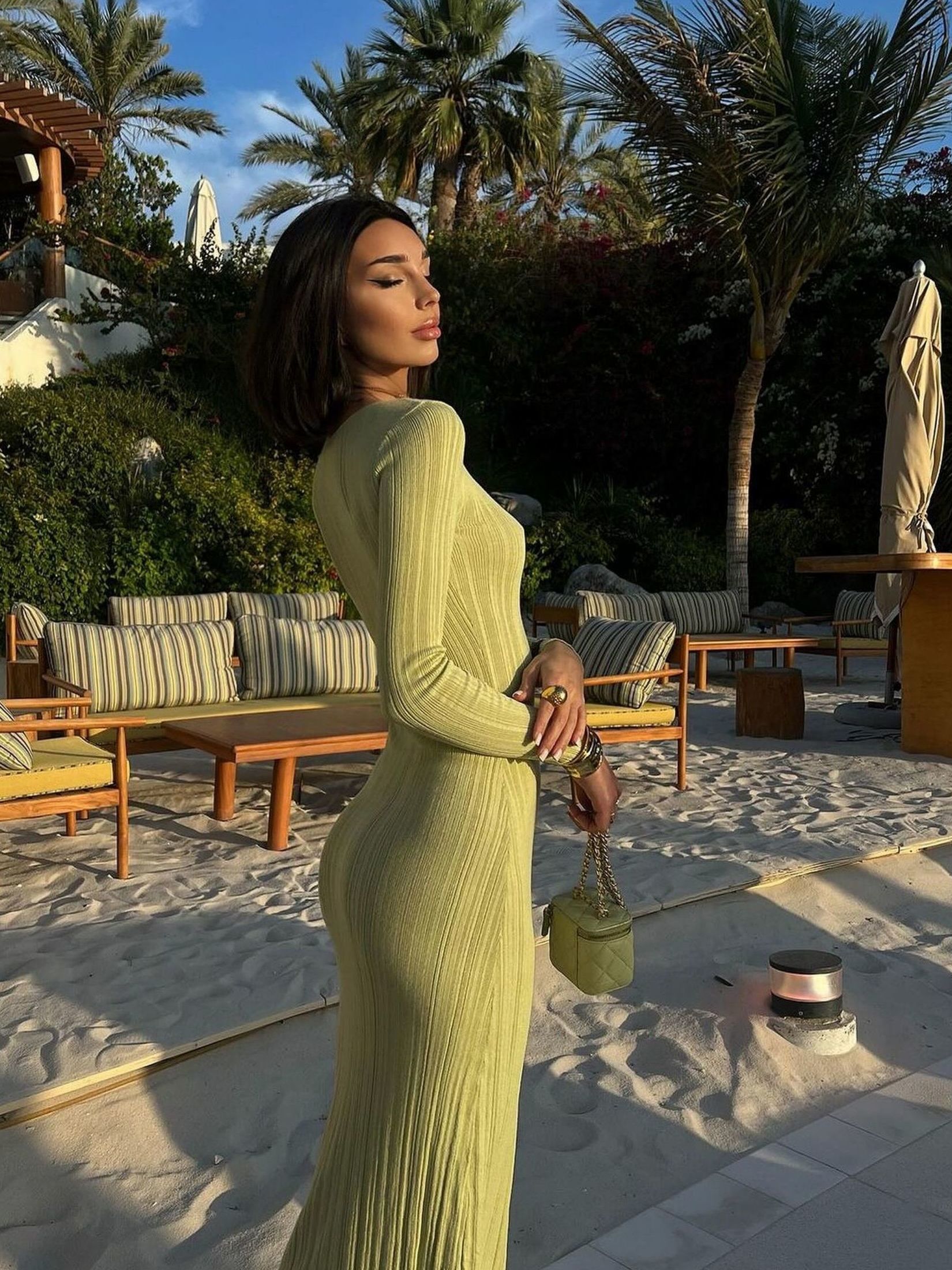 Korytires graduation short dress Articat Elegant Knitted Sweater Long Dress Women Bodycon Elastic Long Sleeve Vestido Autumn/Winter New Tight Party Evening Dress
