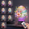DIY Easter Flower Egg Acrylic Double Sided Diamond Painting LED Night Light