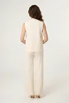 Sleeveless Knitwear, Wide Leg Trousers Set, Guangzhou Garment Factory, Mature Women Fashion (30-60), Smart Casual Knit Set