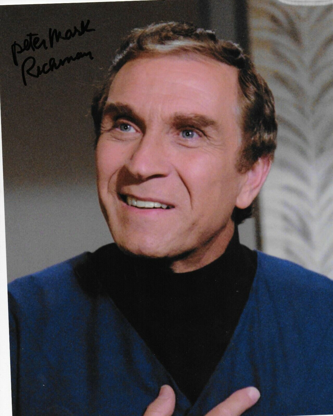 Peter Mark Richman Star Trek TOS Autographed 8X10 Photo Poster painting signed @HShow