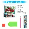 Rote Rose speziell geformte 5D-DIY-Teilbohrdiamanten Punkte, Edelsteinkunst-Kits f&uuml;r Erwachsene, Anf&auml;nger, Wohnraumdekoration, Diamanten, Gem&auml;lde, Ede