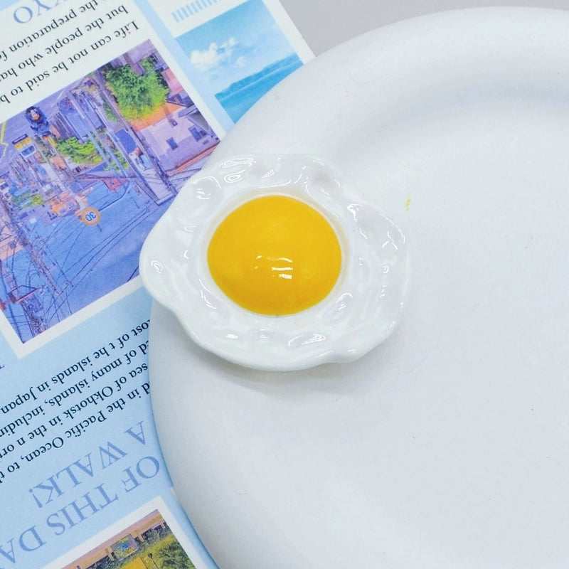 Women’s Cute Egg Plastic Epoxy Hair Clip