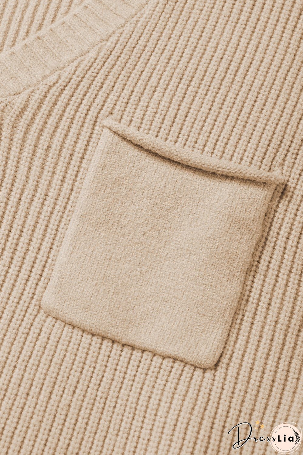 Pocketed V-Neck Cap Sleeve Sweater