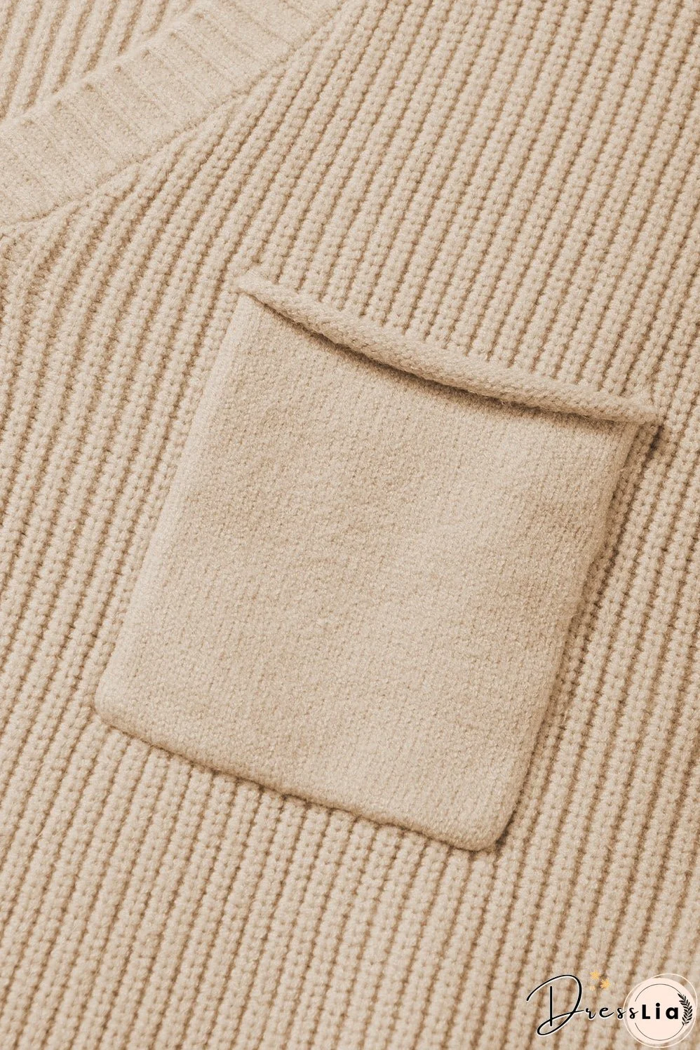 Pocketed V-Neck Cap Sleeve Sweater