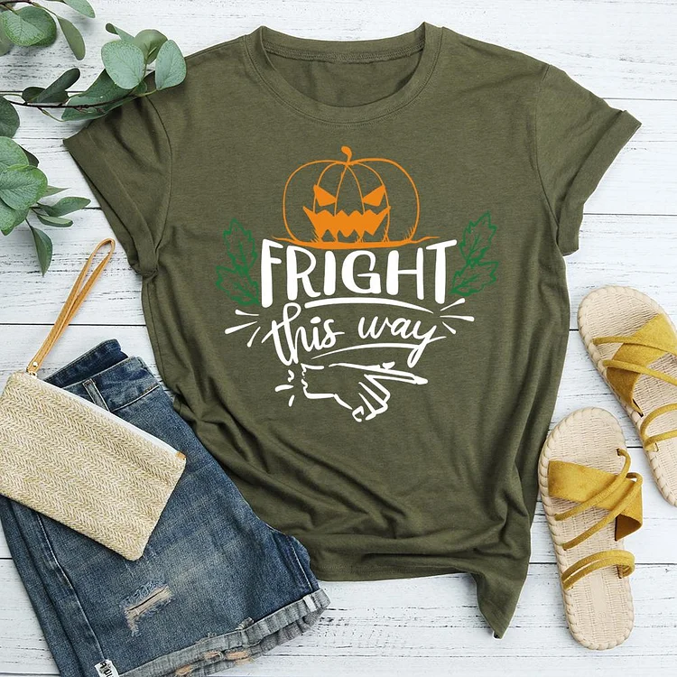 Halloween Pumpkin, Ghosts, Zombie  T-Shirt Tee-05474