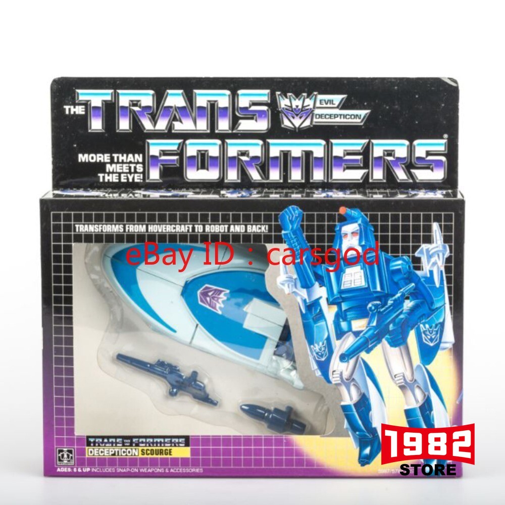 New in Transformers  DECEPTICON G1 Scourge KO facsimile action figure gift MISB