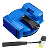 Flooring Installation Tool Double-Sided Striking Laminate Flooring Repair Kit with Enhanced Suction Cup and Hammer for Vinyl Plank Hardwood Floors