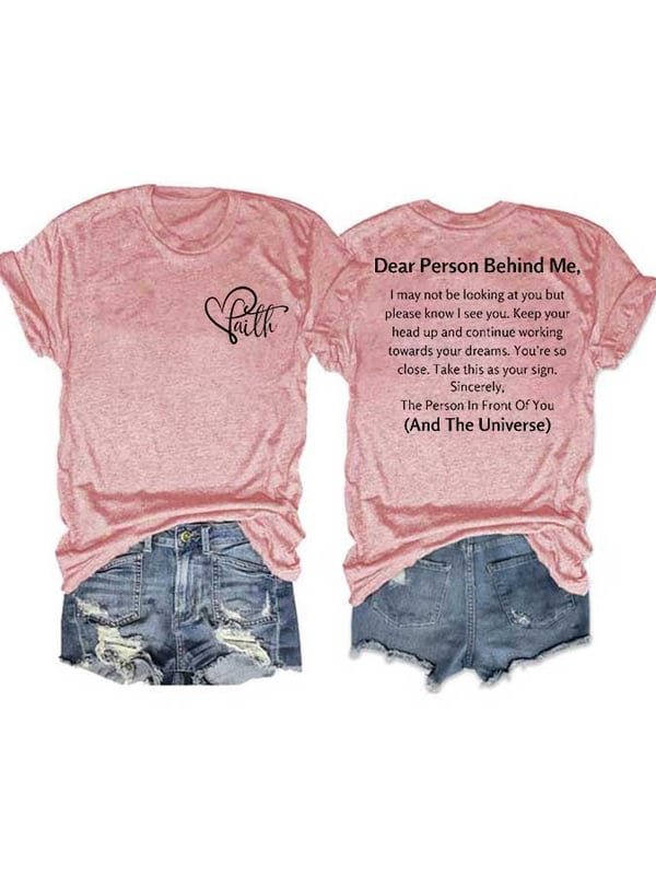 Casual Print Short Sleeve T-Shirt