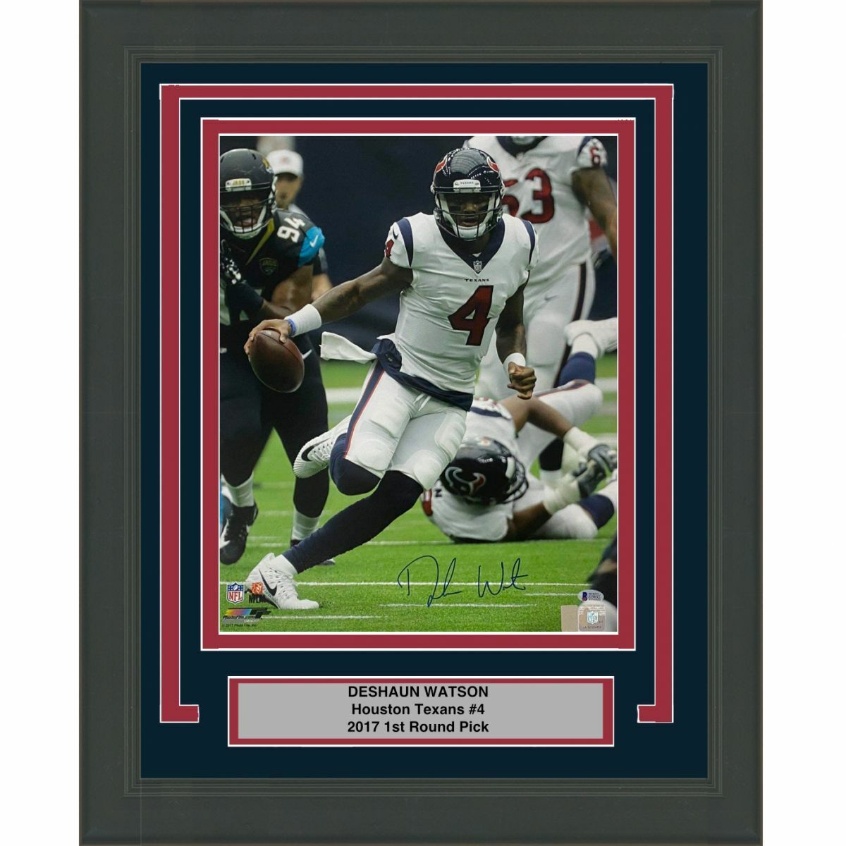 FRAMED Autographed/Signed DESHAUN WATSON Houston Texans 16x20 Photo Poster painting BAS COA #2