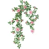 Simulated Rose Vine Gardenia Vine Decoration