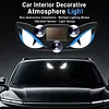 Car Demon Eye Solar Window LED Light Breathing Glow Wireless