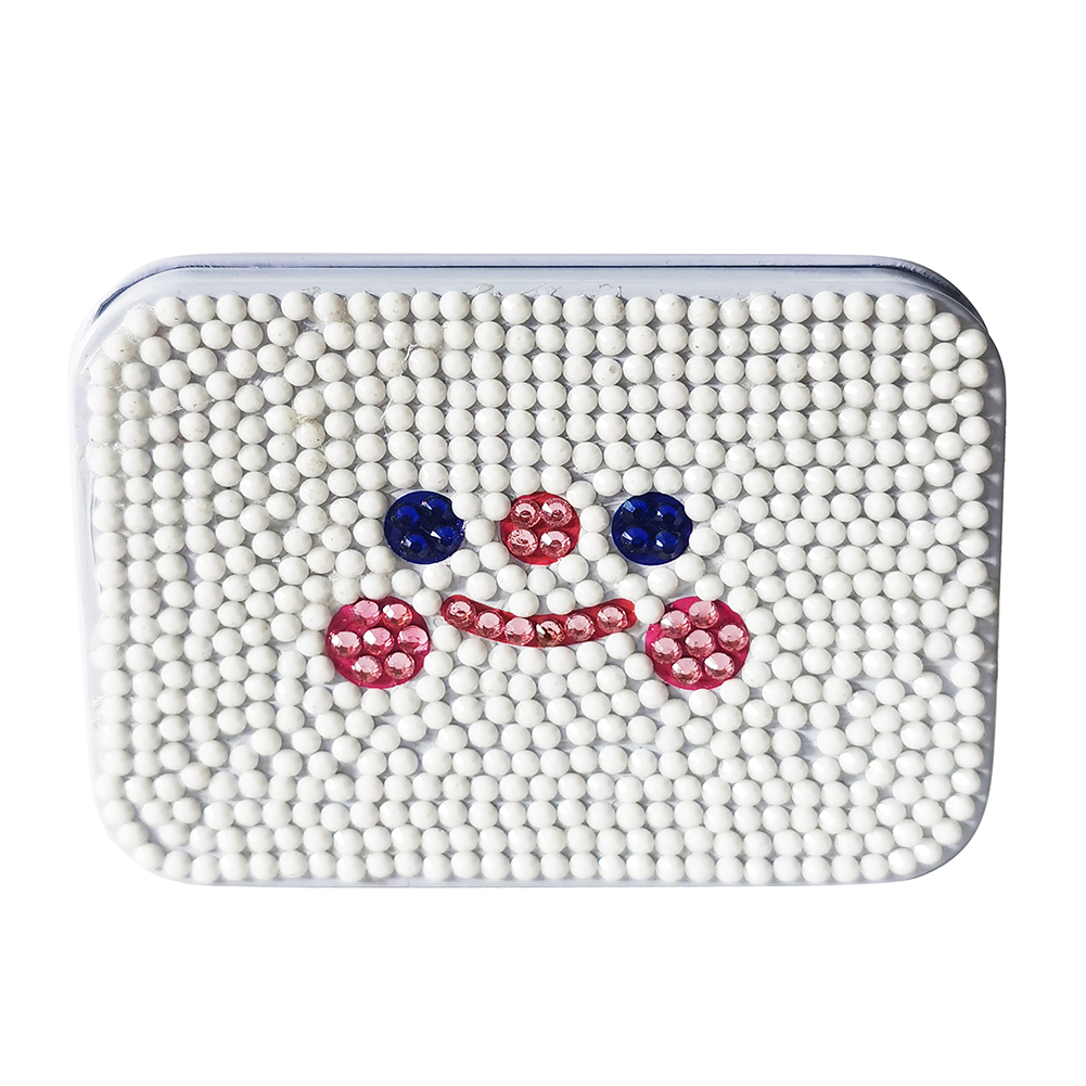 

Smile - 5D DIY Craft Storage Box Mini Square Storage Iron Case, 501 Original