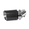General LED Car Exhaust Pipe Carbon Fiber Texture Tail Throat Stainless Steel Modified Luminous Tube