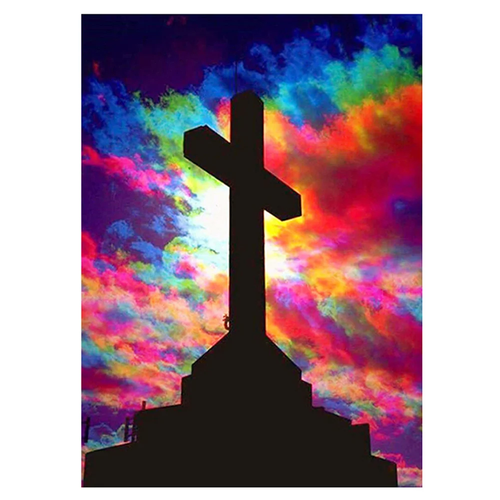 Diamond Painting - Full Round/Square Drill - Holy Cross(30*40 - 50*60cm)