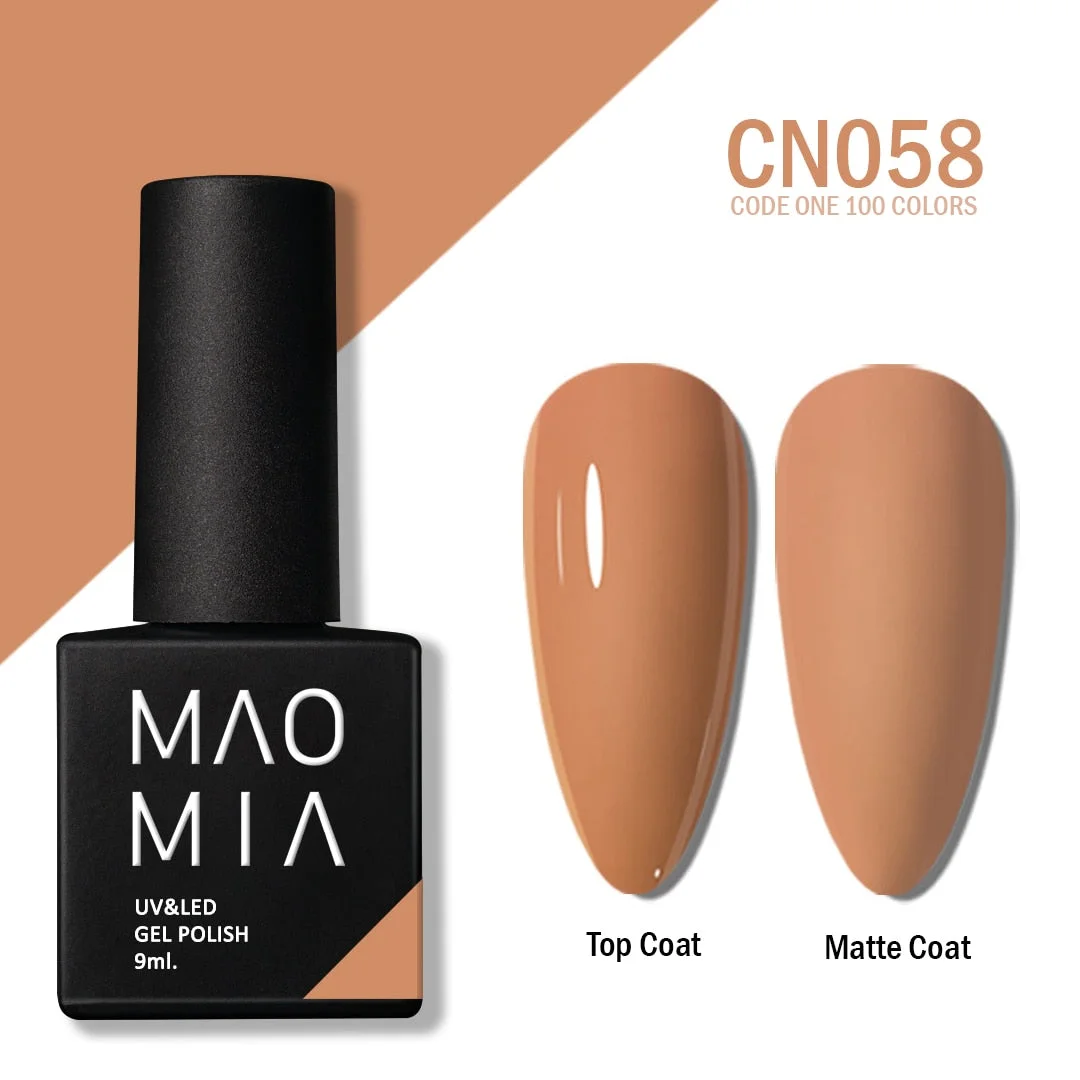 MAOMIA CODE ONE Gel Polish 100 Colors Soak Off UV/LED 9ML Professional Salon Nail Paint Semi Permanent Manicure