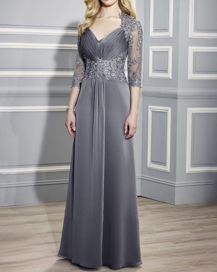 Elegant Lace Embroidered Dress