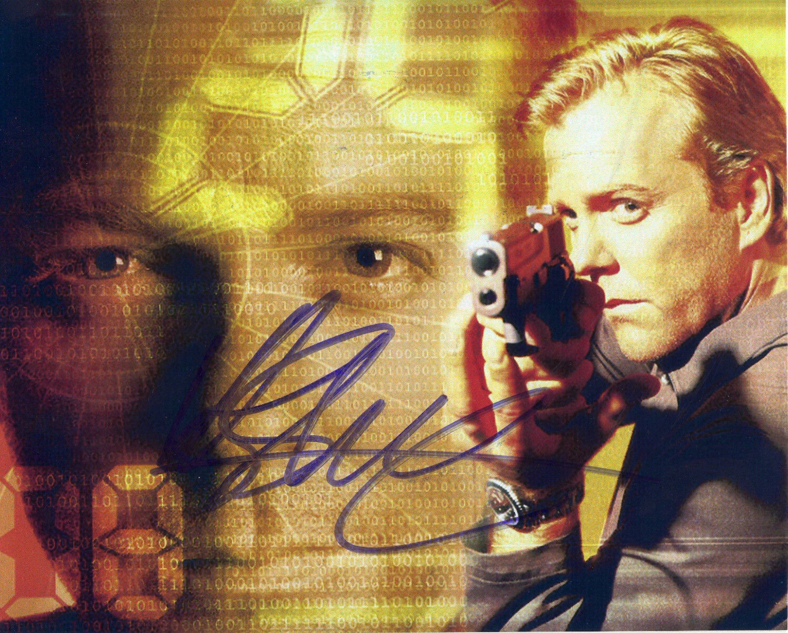 KIEFER SUTHERLAND AUTOGRAPH SIGNED PP Photo Poster painting POSTER