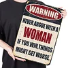  Warning - Vintage Metal Signs(12*16Inch) - Warning