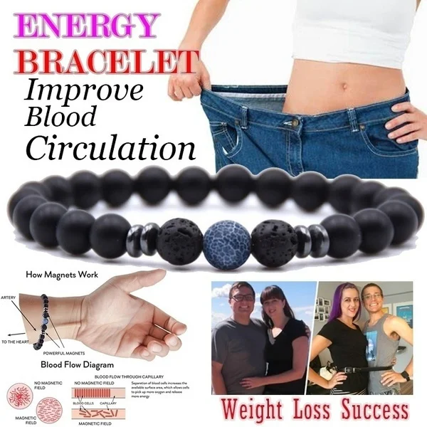 1 Pcs Fashion Men and Women Bracelet Magnetic Health Bracelet for Loss Weight