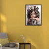La vie des Animaux de Compagnie Fille-Peinture au Diamant-30*40CM