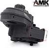 AMK Nylon RC Gearbox Gears Set Kit for 1/10 RC Crawler Car Axial SCX10 SCX10 II 90046 Upgrade Part (Black Complete Gearbox)