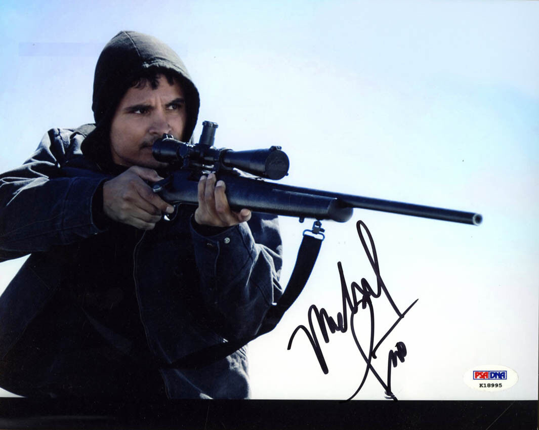 Michael Pena SIGNED 8x10 Photo Poster painting Chips Ant-Man Fury Shooter PSA/DNA AUTOGRAPHED