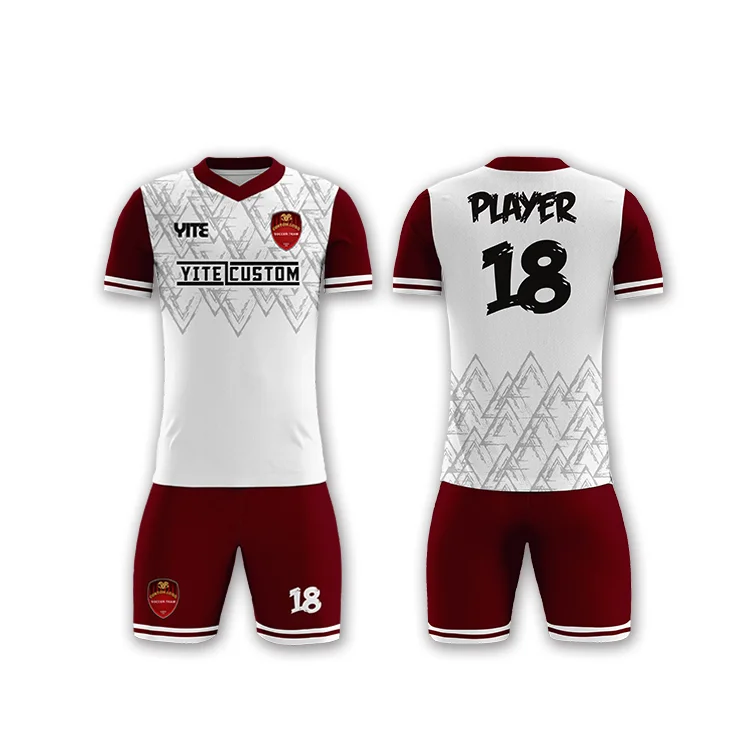 YITE | Custom Football Jersey Sublimation Kids Soccer Jersey Striped Team Training Soccer Jersey China 