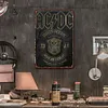 AC/DC - Panneaux en &eacute;tain m&eacute;tallique(20*30cm/30*40cm) - Musique