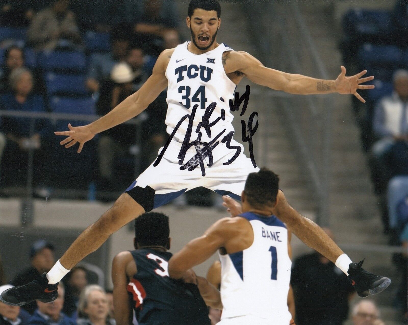 KENRICH WILLIAMS signed (TCU HORNED FROGS) Basketball NBA 8X10 Photo Poster painting W/COA #3