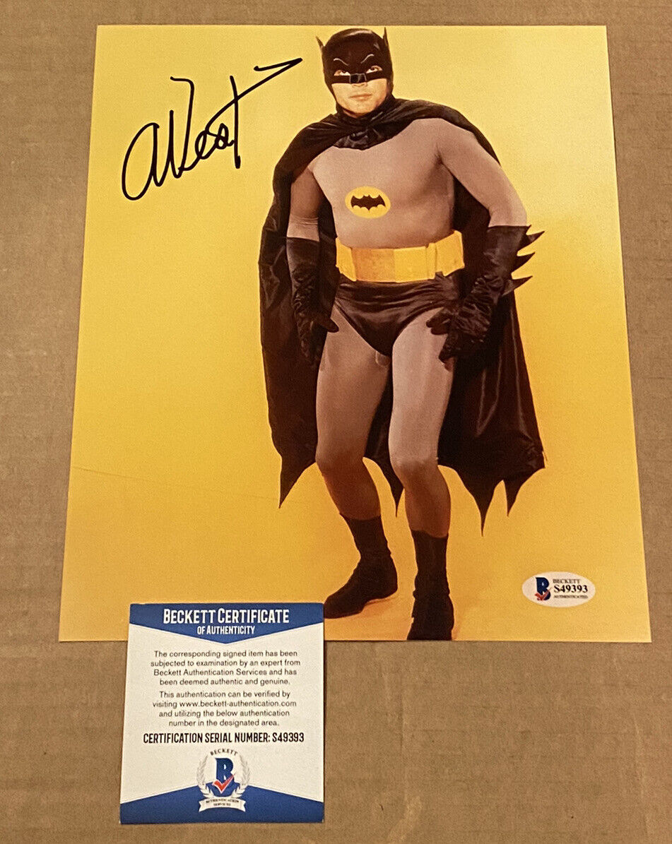 ADAM WEST SIGNED 8X10 BATMAN Photo Poster painting JSA CERTIFIED #5