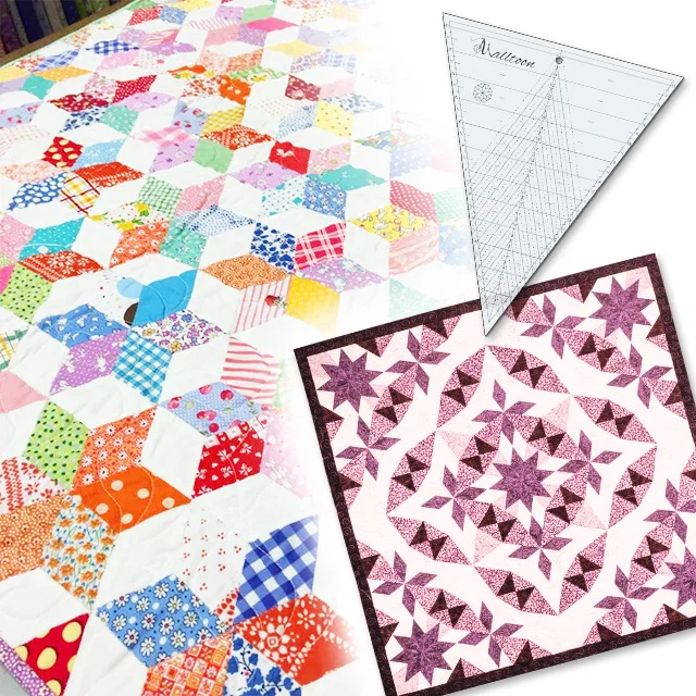 Wedge Star Patchwork Template【2 FREE Patterns】