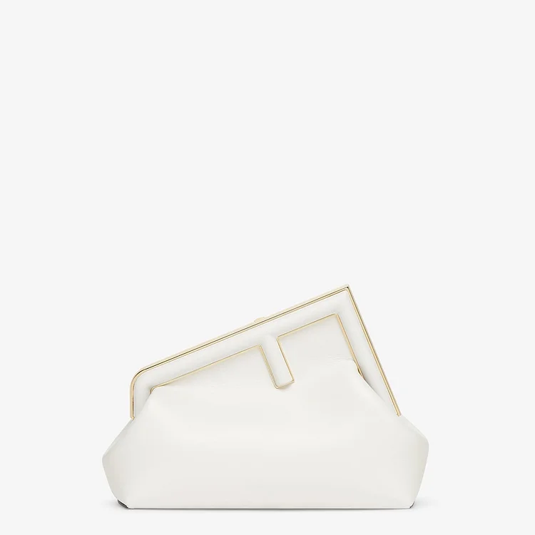 Fendi First Midi - White leather bag