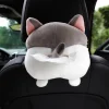 Cute Cartoon Car Used Hanging Plush Tissue Box Storage Car Space Organizing