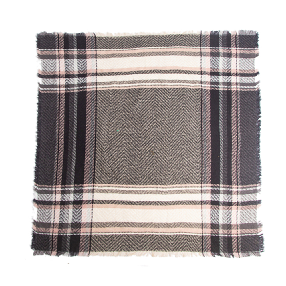 Thickened Herringbone Polyester Scarfs-vocosishoes