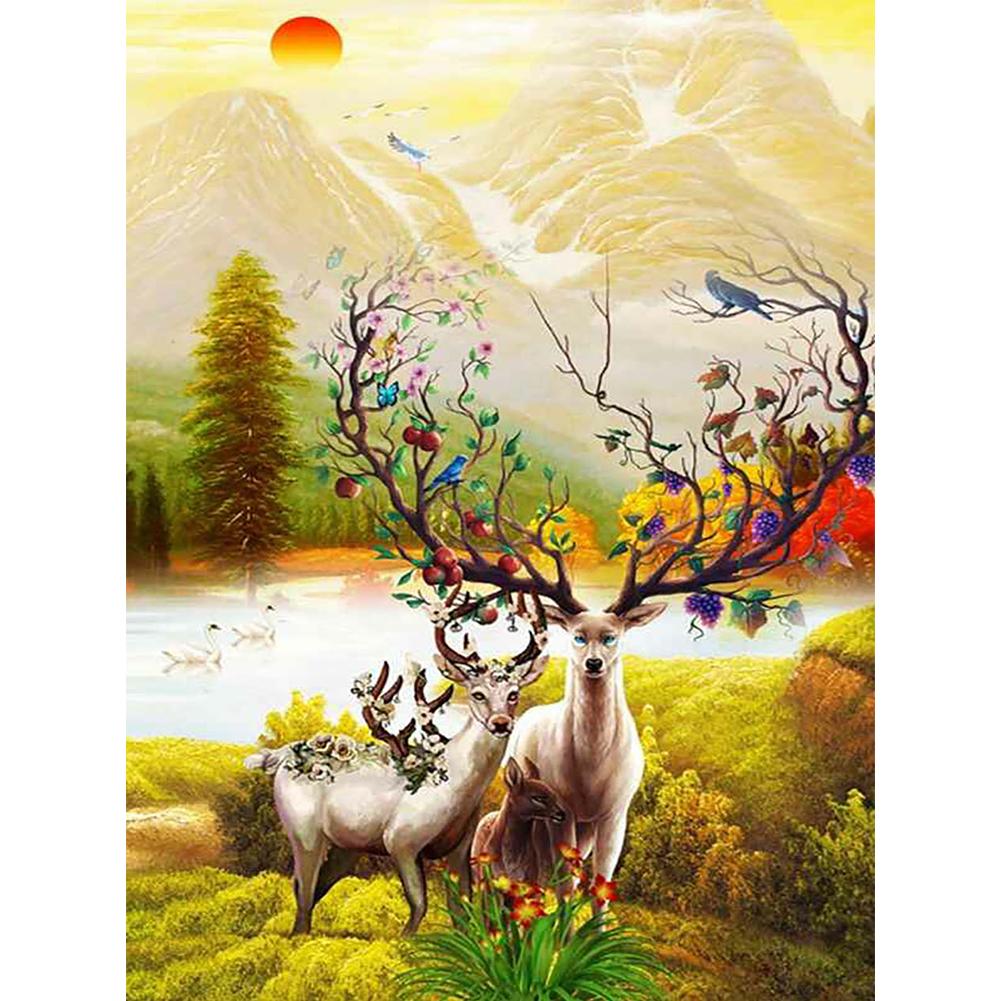 

Tree Branch Antler-Round Drill Diamond Painting-30*40CM, 501 Original