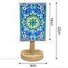 DIY Special Shaped Diamond Painting Wooden Stand LED Lamp Night Light Kit Bedside Small Desk Light Home Decoration Lamp