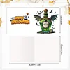 (US Only)6PCS DIY Halloween Designs Diamond Art Greeting Cards for Halloween and Holidays