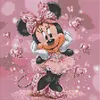 Diamond Painting -DIY Round Drill Pink Sparkle Ballerina Minnie