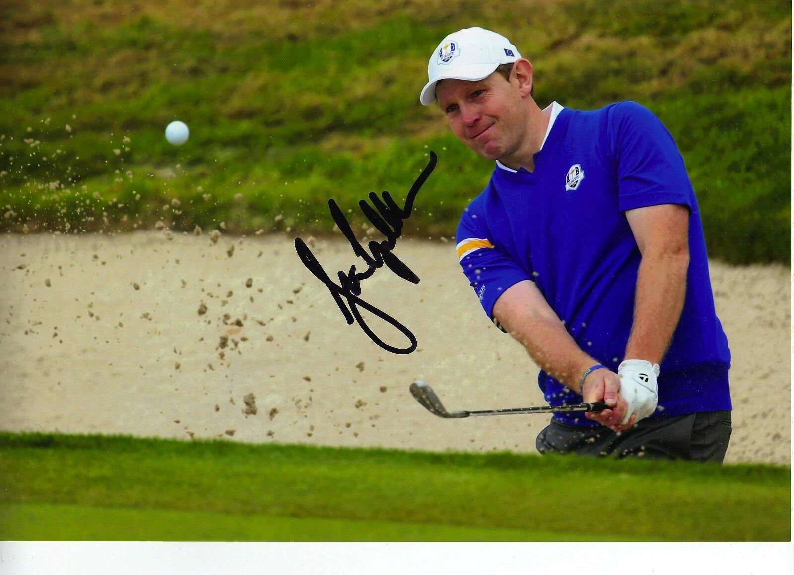 Stephen Gallacher Signed Autograph 12X8 Photo Poster painting 2014 RYDER CUP WITH PROOF (3161)