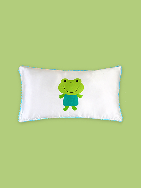 Frog Prince Single Side Silk Pillowcase For Kids