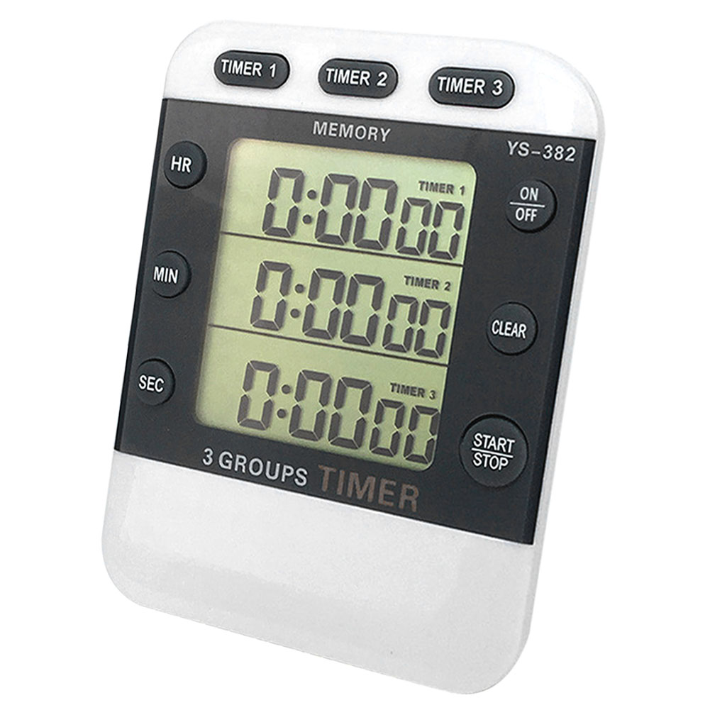 

Square 3-way Kitchen Timer Countdown Cooking Alarm Temporizador Home Supply, 501 Original