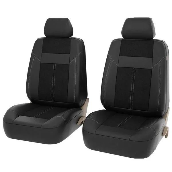 New Upgade Univesal Eco Leathe Velo Seat Coves Aibag compatible Fit fo most SUV Tuck VAN Ca Accessoies