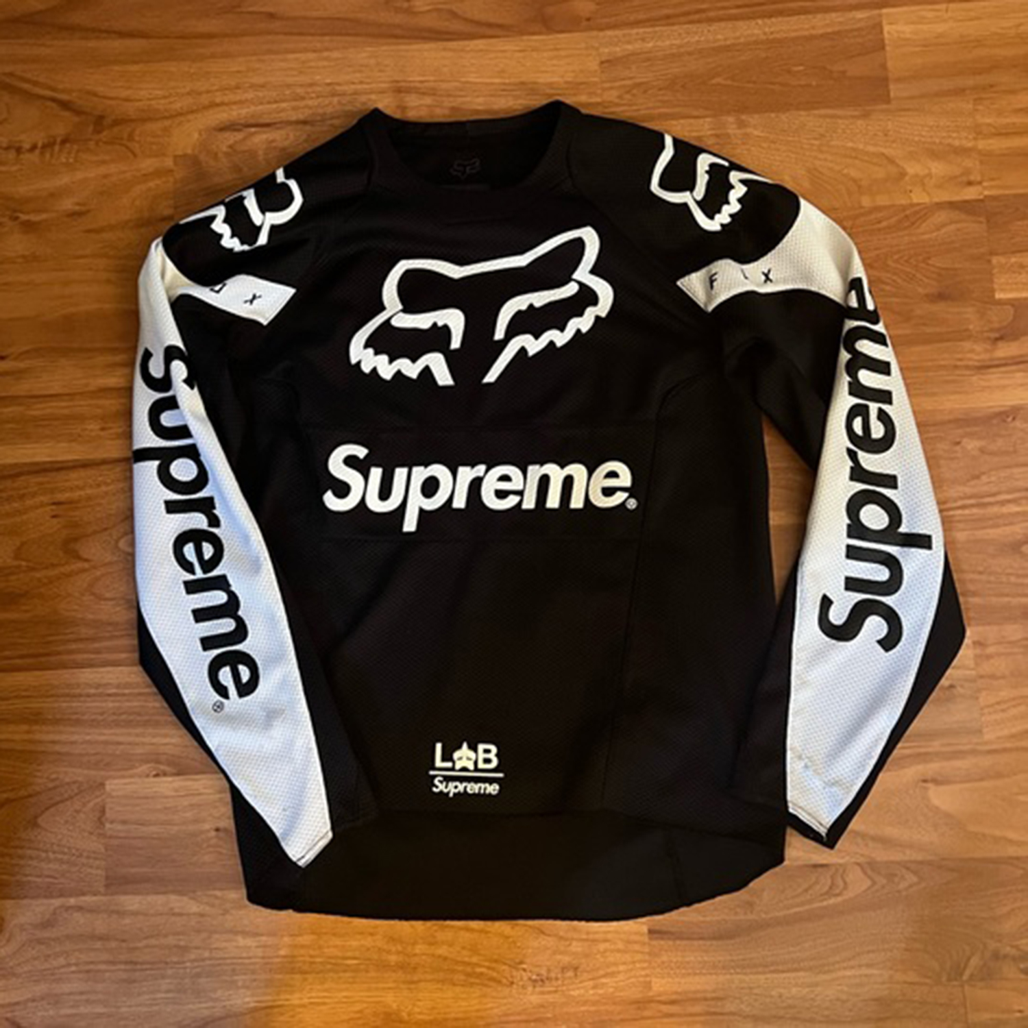 Contrast Racing Print Long Sleeve T-shirt
