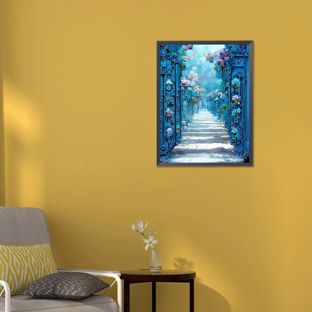 Full Round Diamond Painting 30*40cm - Flower Path