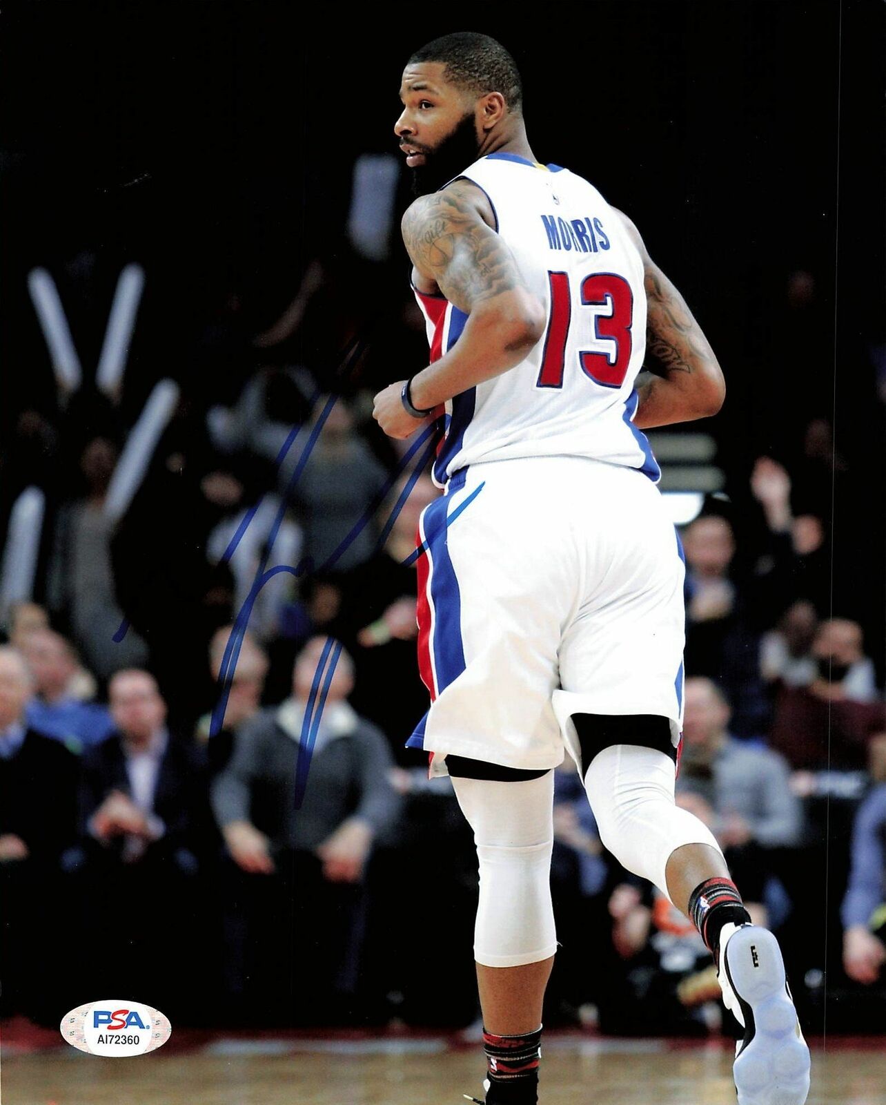 MARCUS MORRIS signed 8x10 Photo Poster painting PSA/DNA Detroit Pistons Autographed