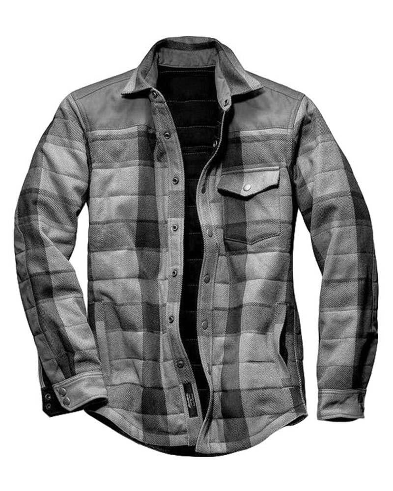 Men's quilted jacket shirts-07
