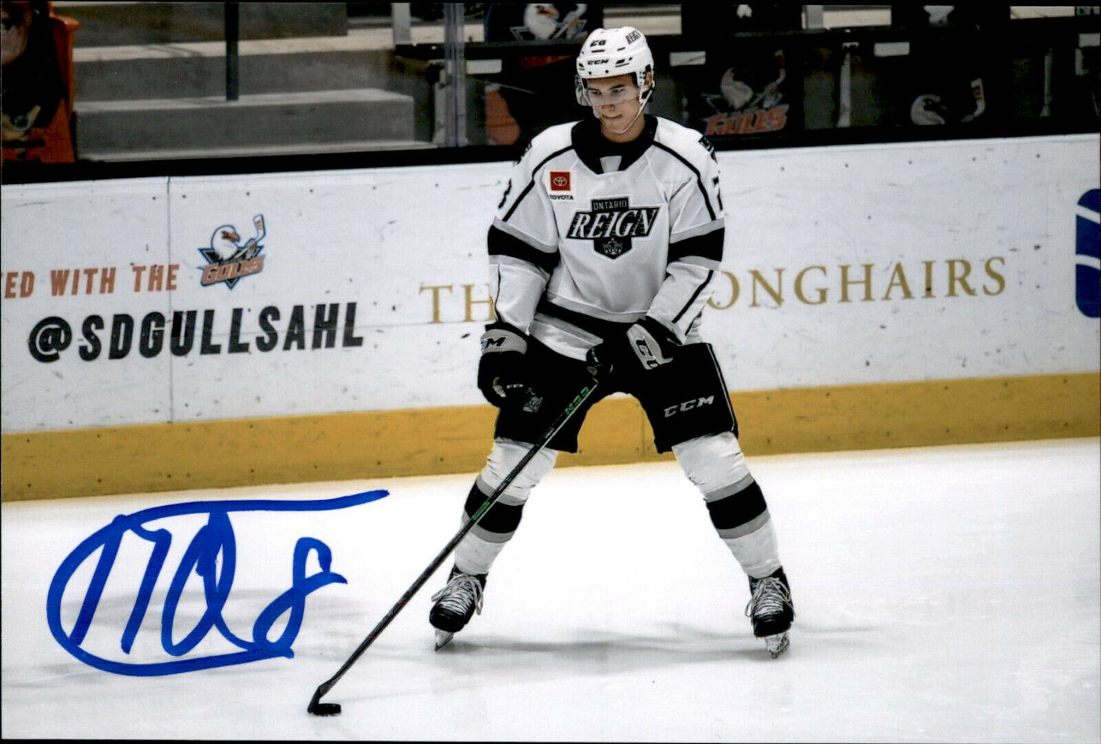 Martin Chromiak SIGNED autographed 4x6 Photo Poster painting ONTARIO REIGN / LOS ANGELES KINGS