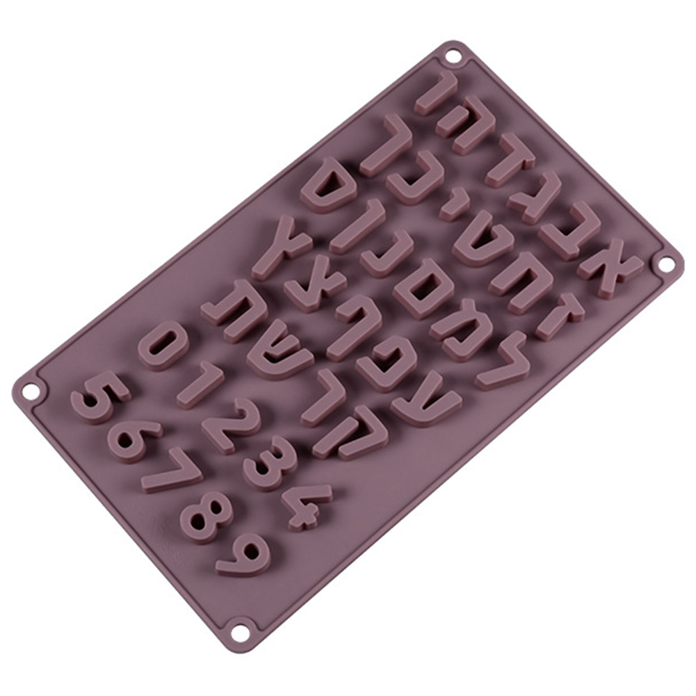 

DIY Silicone Number Letter Crystal Drop Mold Chocolate Cake Baking Mould, 501 Original